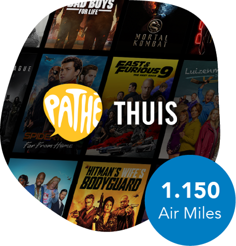 Nu 2 films voor 1.150 Air Miles.