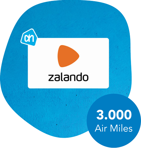 Een giftcard ter waarde van 15 euro, nu voor 3.000 Air Miles.
